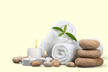 Kabarık havlu yığını