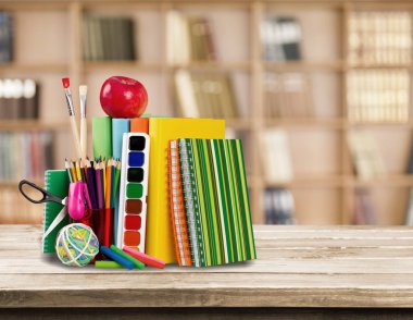 Okul Kırtasiye kompozisyon