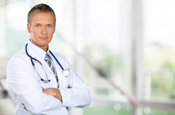 Handsome doctor portrait — Stock Photo, Image