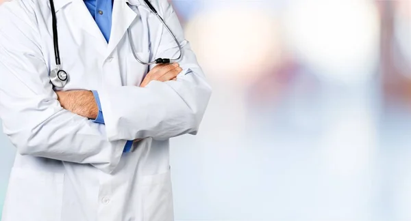 Portrait of doctor with stethoscope — Stock Photo, Image