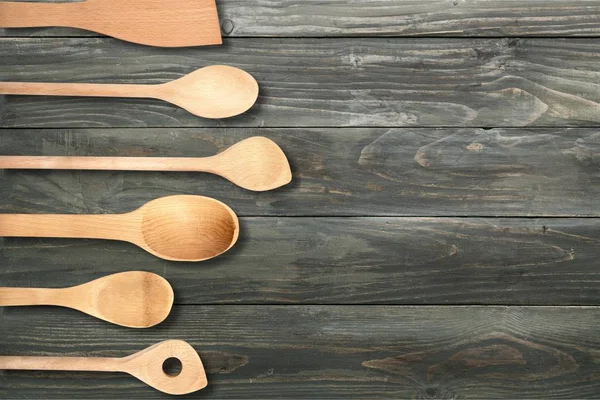 Wooden kitchen utensils — Stock Photo, Image