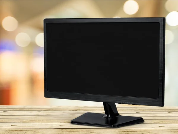 Monitor met leeg scherm — Stockfoto