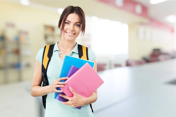 Joven estudiante femenina — Foto de Stock