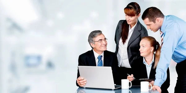 Group of confident businesspeople — Stock Photo, Image