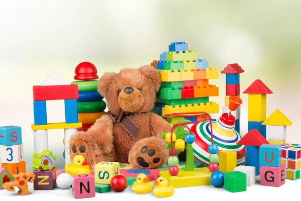 Kids toys collection — Stock Photo, Image