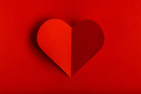 Cuore decorativo rosso — Foto Stock