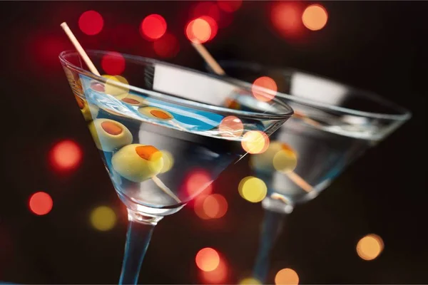 Cocktail Martini em vidro — Fotografia de Stock