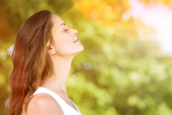 Young relaxed woman — Stock Photo, Image