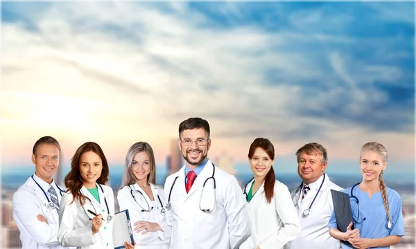 Selbstbewusstes Ärzteteam — Stockfoto