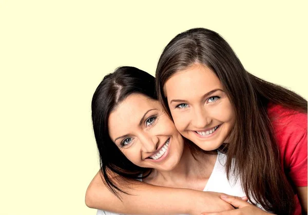 Mother and daughter hugging — Stock Photo, Image