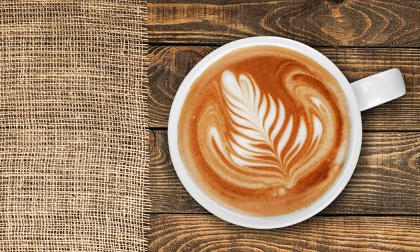 Kopp god cappuccino — Stockfoto