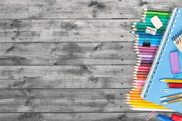 School stationery composition — Stock Photo, Image