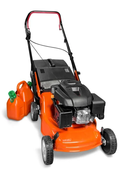 Modern lawn mower Stock Picture