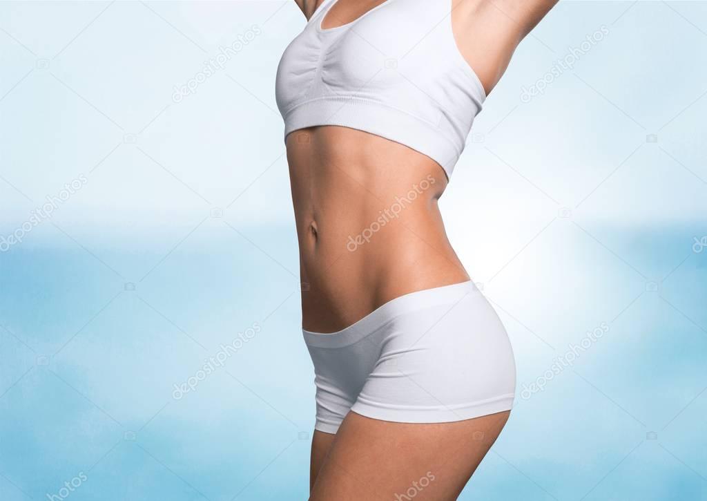 slim female body