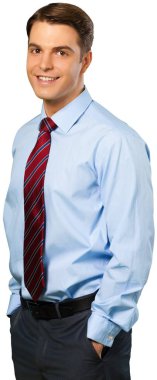 genç yakışıklı işadamı