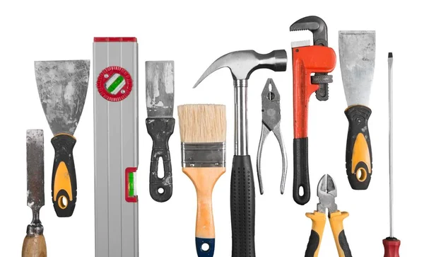Várias ferramentas de construção — Fotografia de Stock