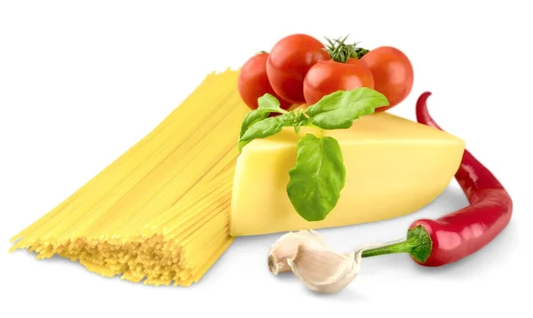 Spaghetti pasta with tomatoes — Stock Photo, Image