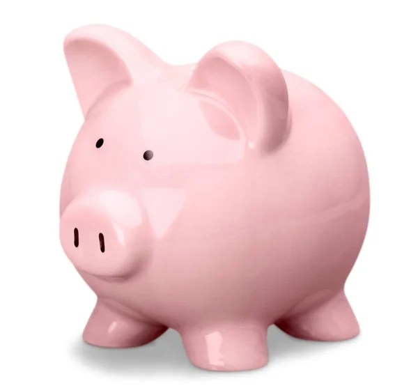 Piggy bank pink — Stok Foto