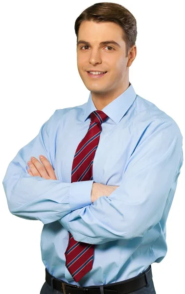 Young handsome businessman — Stock Photo, Image