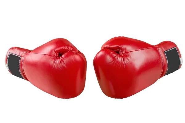 Luvas de boxe vermelho — Fotografia de Stock