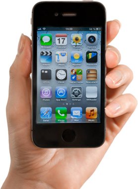  Ana ekranda gösterilen iphone