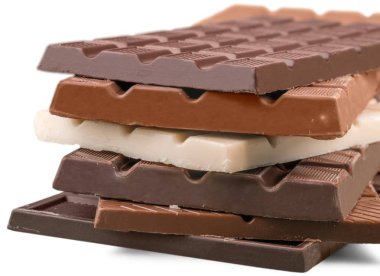 Lezzetli çikolata parçaları