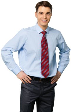 genç yakışıklı işadamı