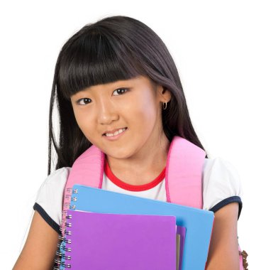 Pretty genç kız öğrenci