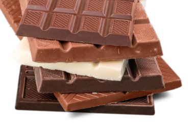 Lezzetli çikolata parçaları