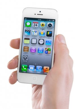 Adam el ele tutuşuyor iPhone