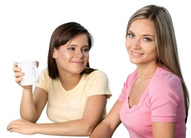 sevimli kadın sarılma 