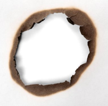 yanmış kağıt dokusu