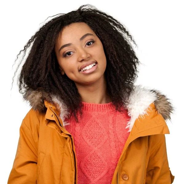 Jovem bonito mulher africana — Fotografia de Stock