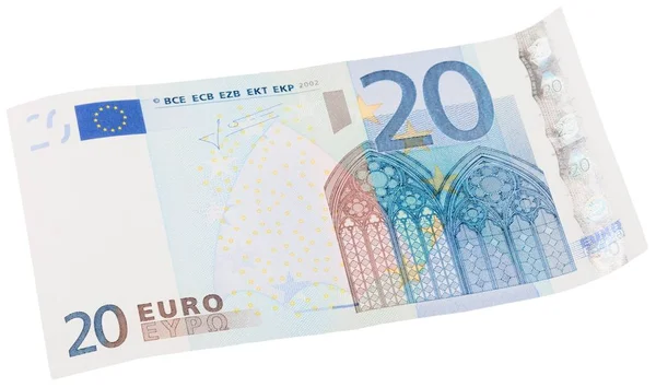 Twenty Euro banknote — Stock Photo, Image