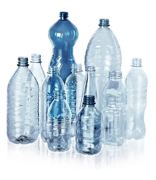 Botellas de plástico de agua — Foto de Stock