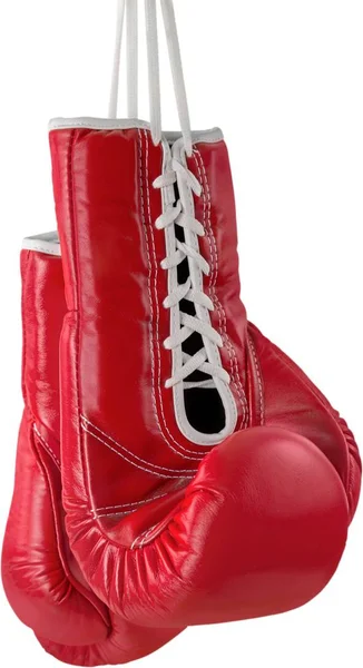 Luvas de boxe vermelho — Fotografia de Stock