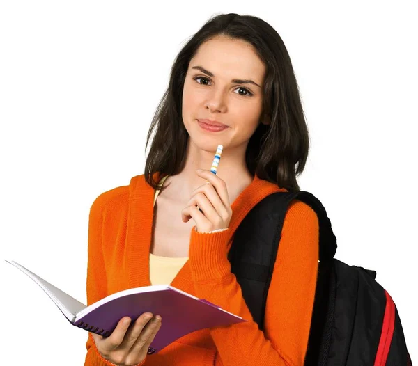 Pretty young woman student — Stock Photo, Image