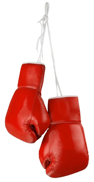 Rode bokshandschoenen — Stockfoto