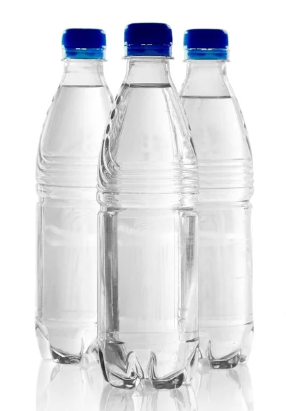 Plastic bottles of water — Stock Photo, Image