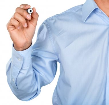 İş adamı yazısı, ekrana çizimi