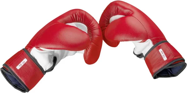Röd boxningshandskar — Stockfoto
