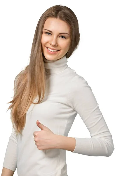 Portrait of young woman — Stock Photo, Image