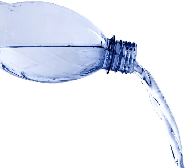 Butelka wody powitalny — Zdjęcie stockowe