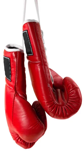 Red boxing gloves — Stock Photo, Image