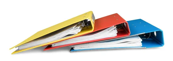 File folders with documents — Stock Photo, Image