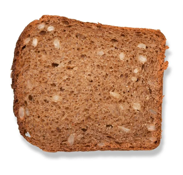 Sneetje roggebrood — Stockfoto