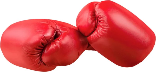 Luvas de boxe vermelho — Fotografia de Stock