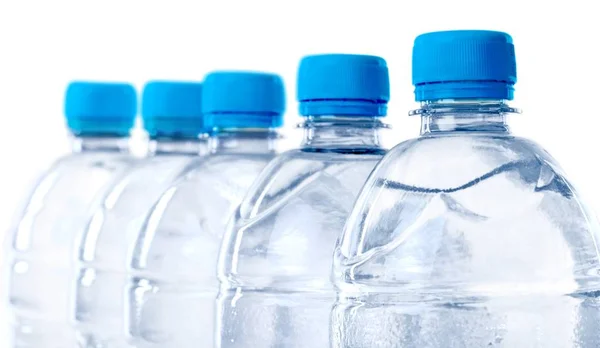 Plastic bottles of water — Stock Photo, Image