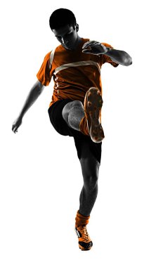 genç erkek futbol oyuncusu 