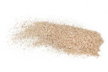 Beyaz arka plan üzerinde izole kuru tohum yakın çekim fotoğraf